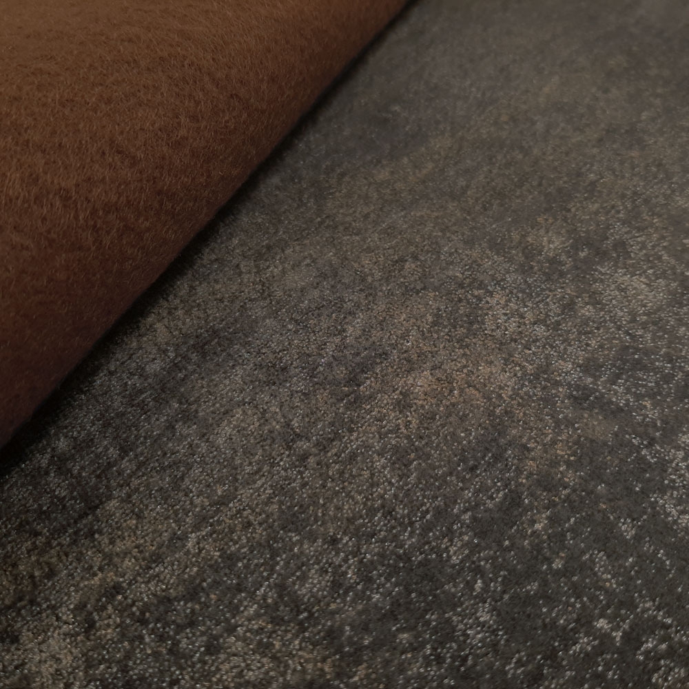 Luxor - tejido de tapicería de alta calidad Öko-Tex® - Anthracite