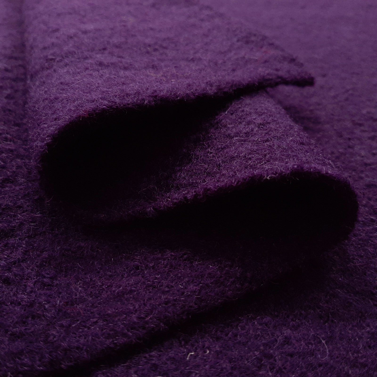 Polaris - Öko-Tex® Walkloden - Dark purple