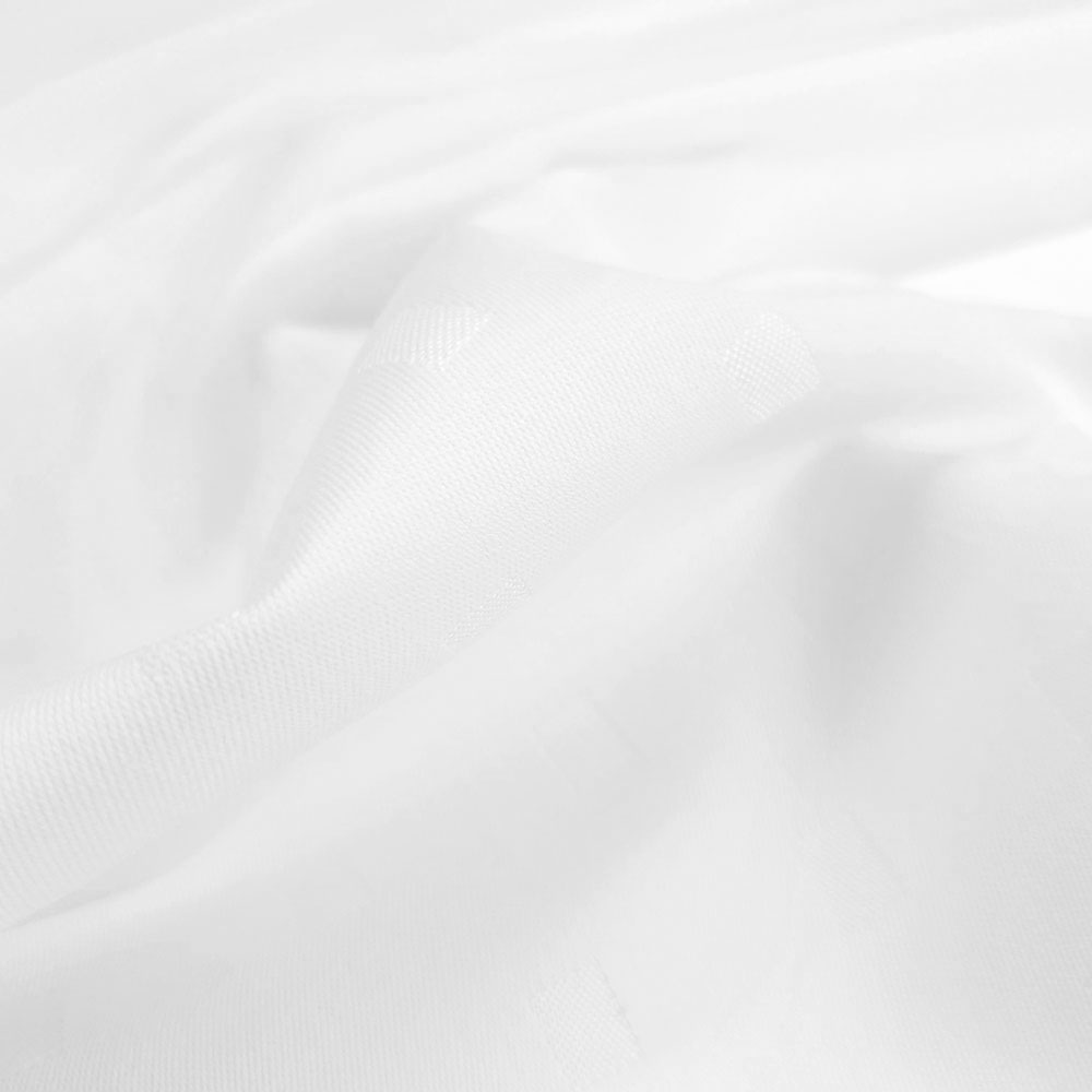 Atrium - Tessuto damascato antimacchia - extra largo 280 cm - bianco panna