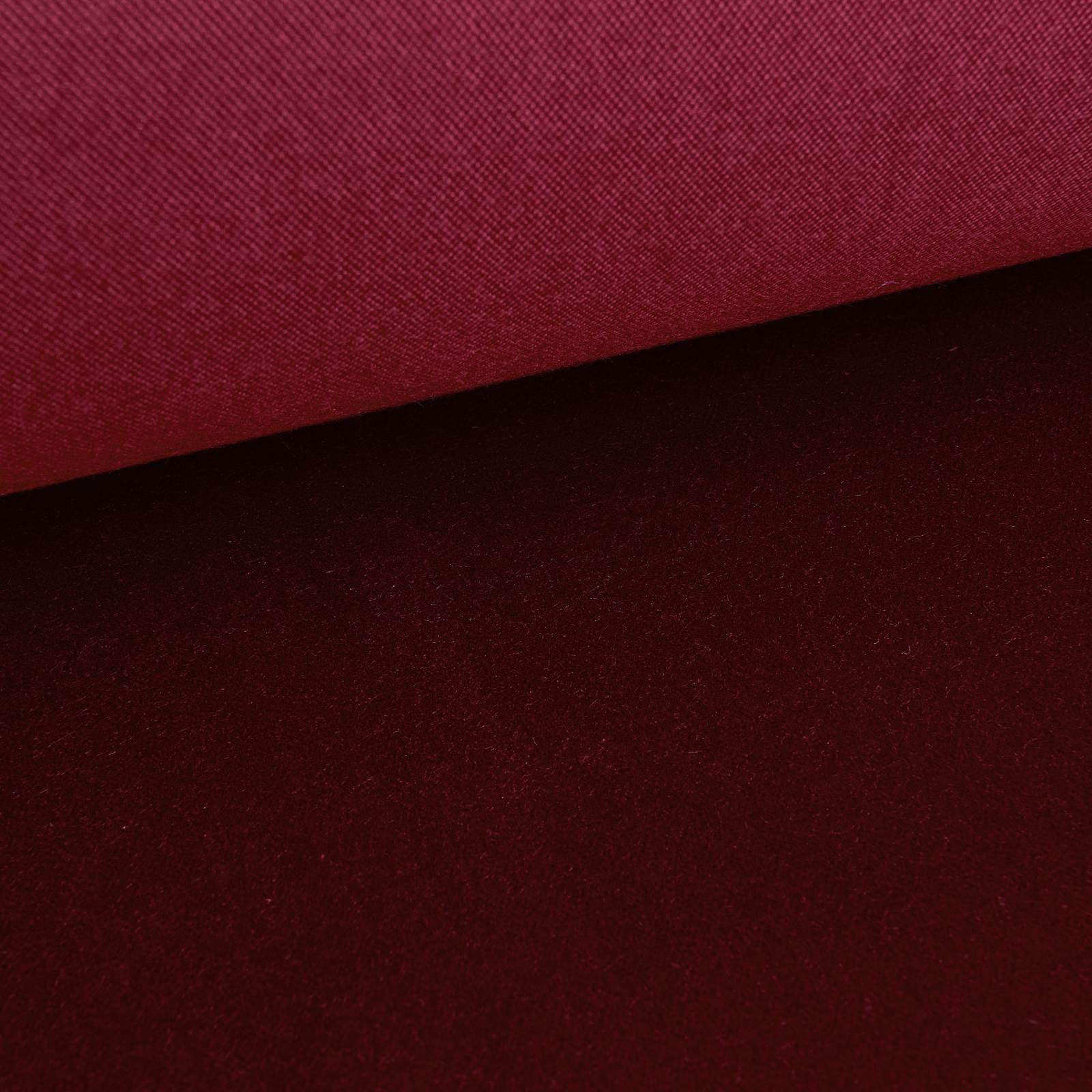 Franz - Cotton Velvet / Stage velvet - Flame retardant (burgundy)