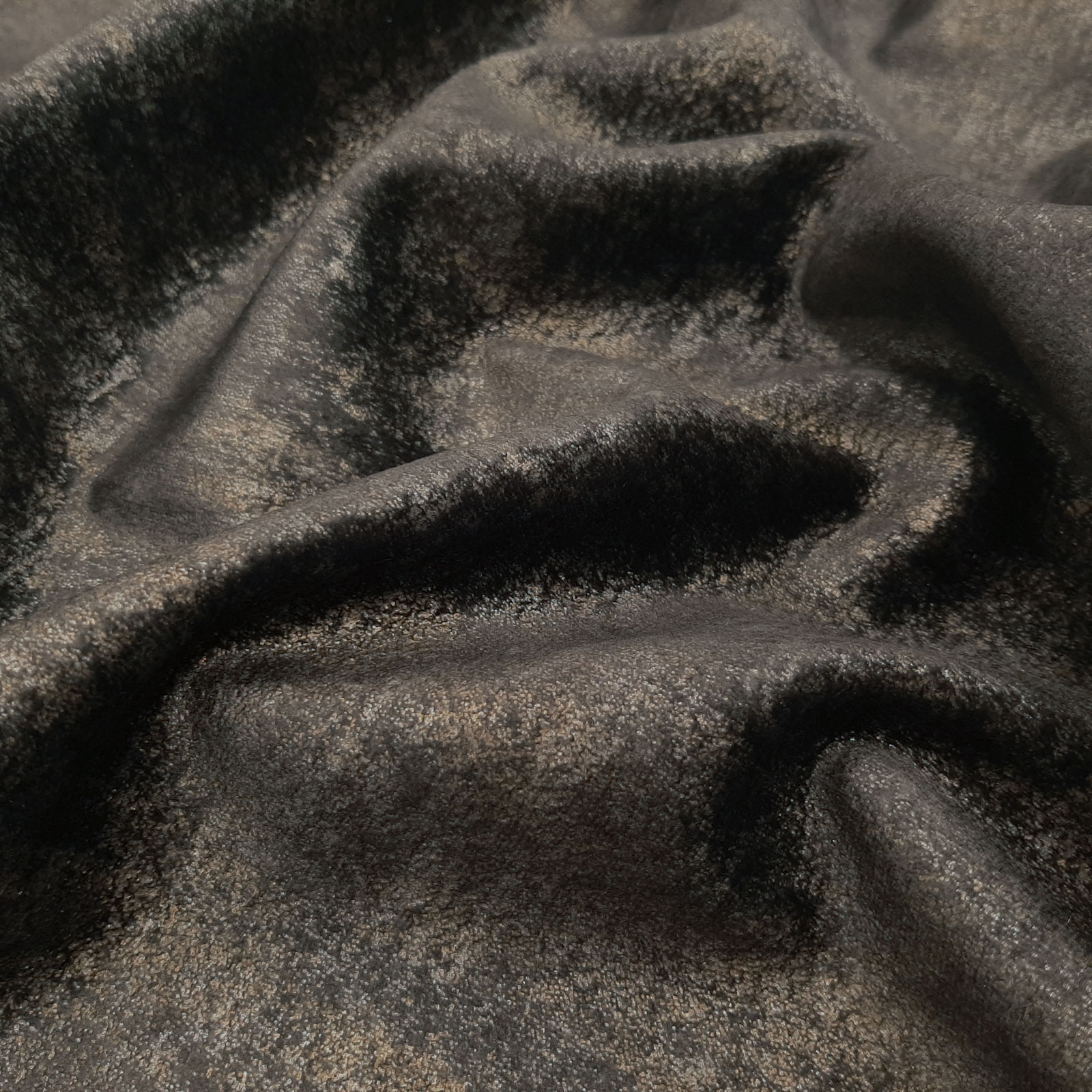 Luxor - tejido de tapicería de alta calidad Öko-Tex® - Antracita