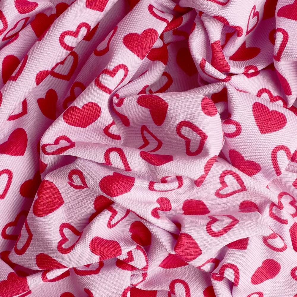 Tessuto jersey di cotone Lia (rosa)
