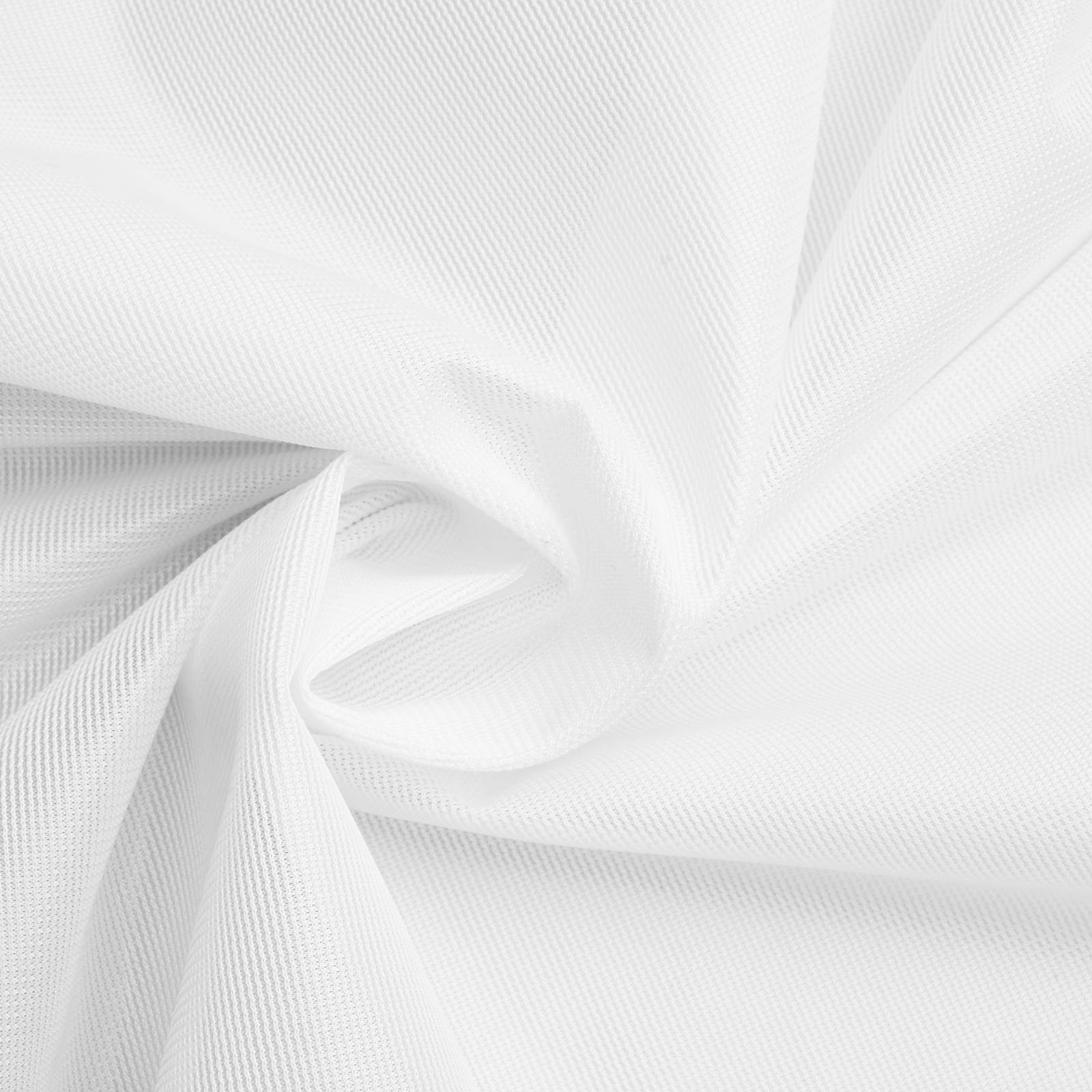 Ava Flagtrikotage polyester - Hvid