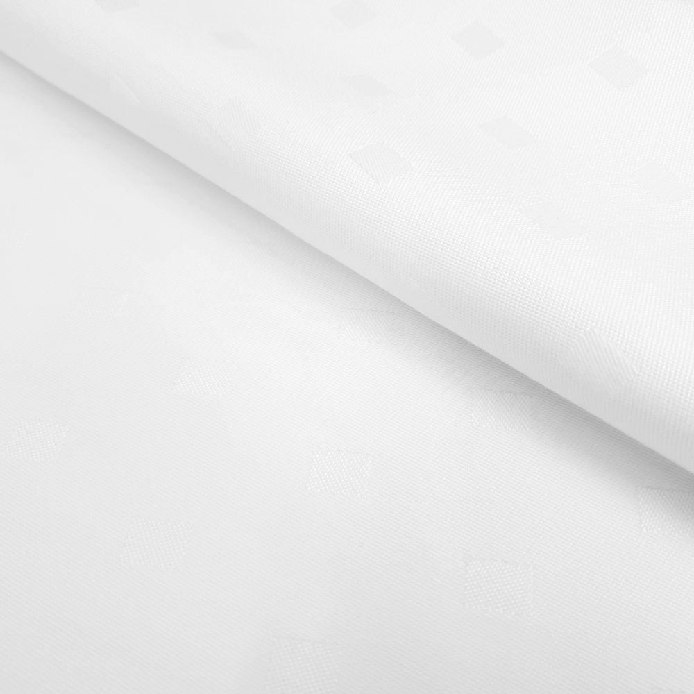 Atrium - Tessuto damascato antimacchia - extra largo 280 cm - bianco panna