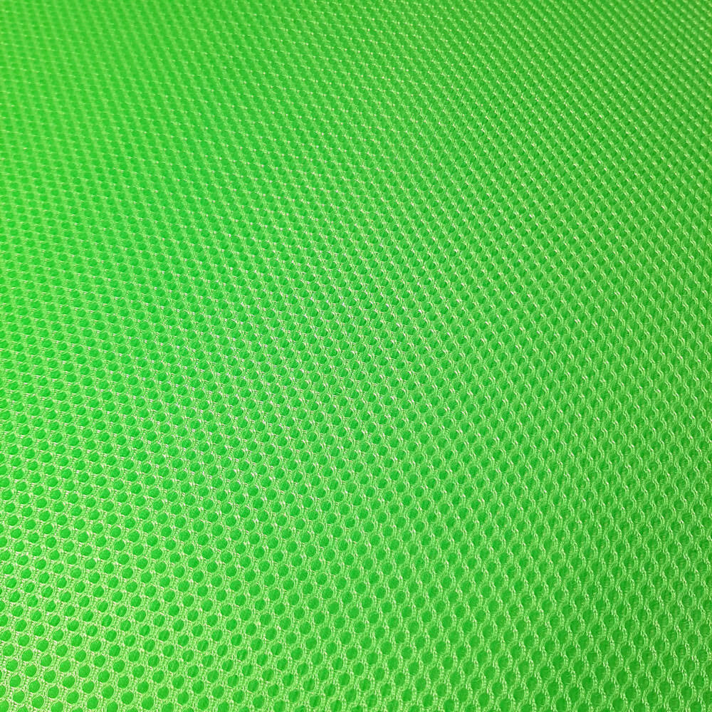 Air Mesh - Oeko-Tex® 3D-netstof - Fluorescerende grøn (EN 20471)