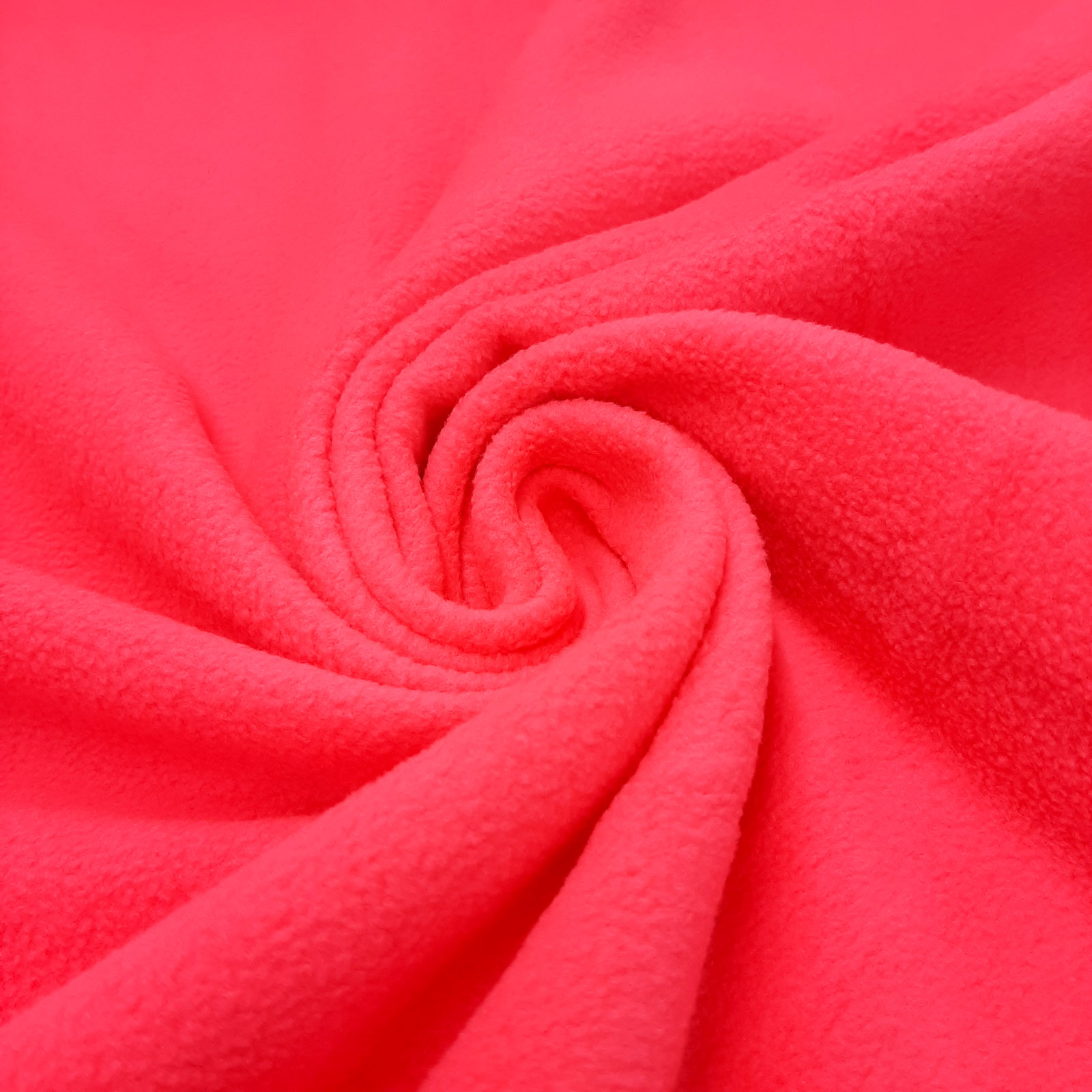 Polarfleece – Lysende farger - Neon Rosa