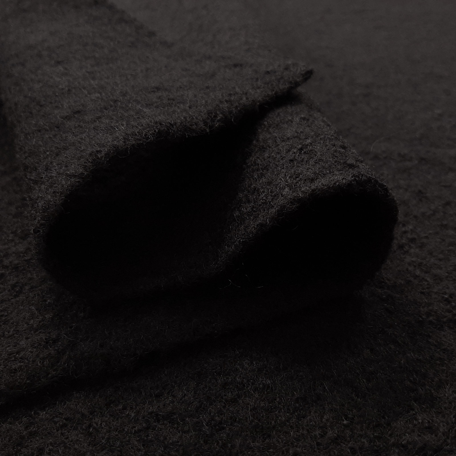  Polaris - Oeko-Tex® Tecido de lã fervida - Negro