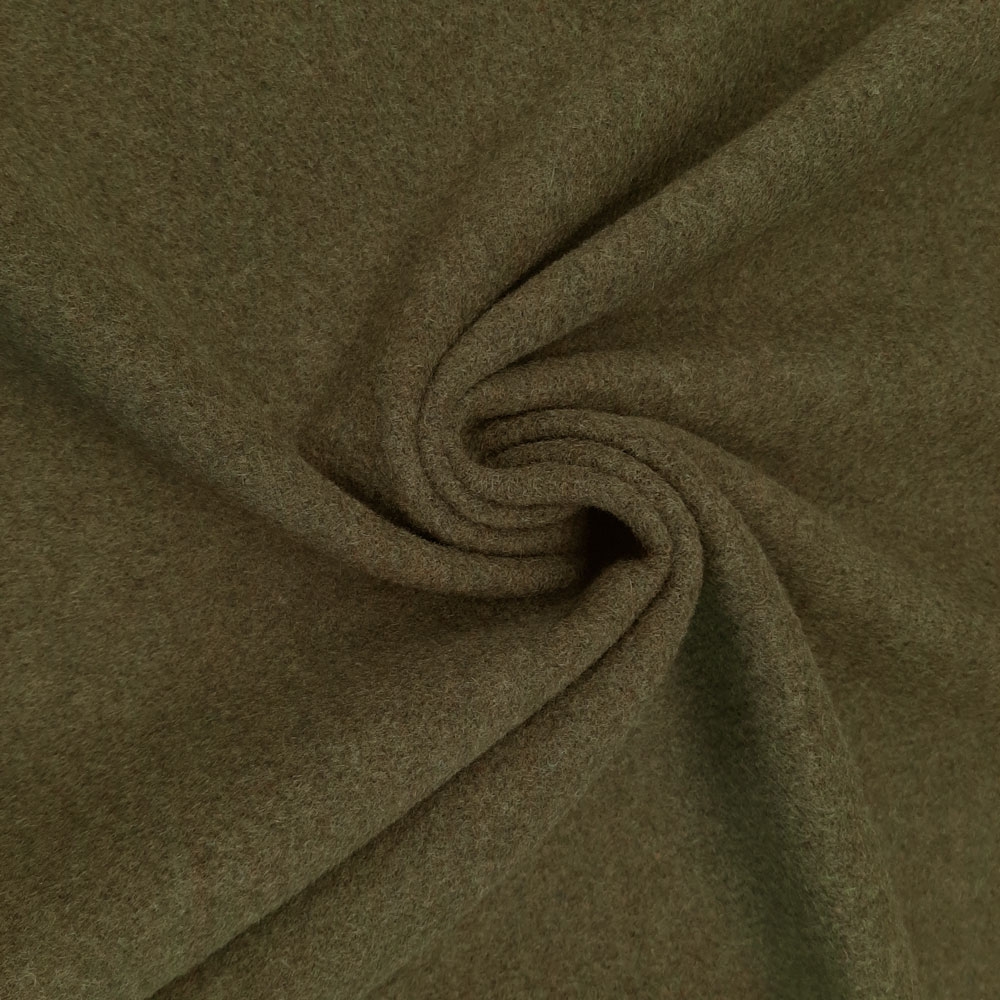 HANNAH wool fabric - Moss Green