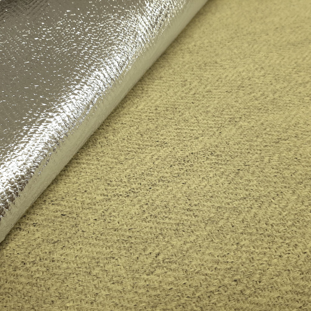 Fosforos - Aramid Kevlar® Preox® cut protection fabric with aluminium coating - per meter