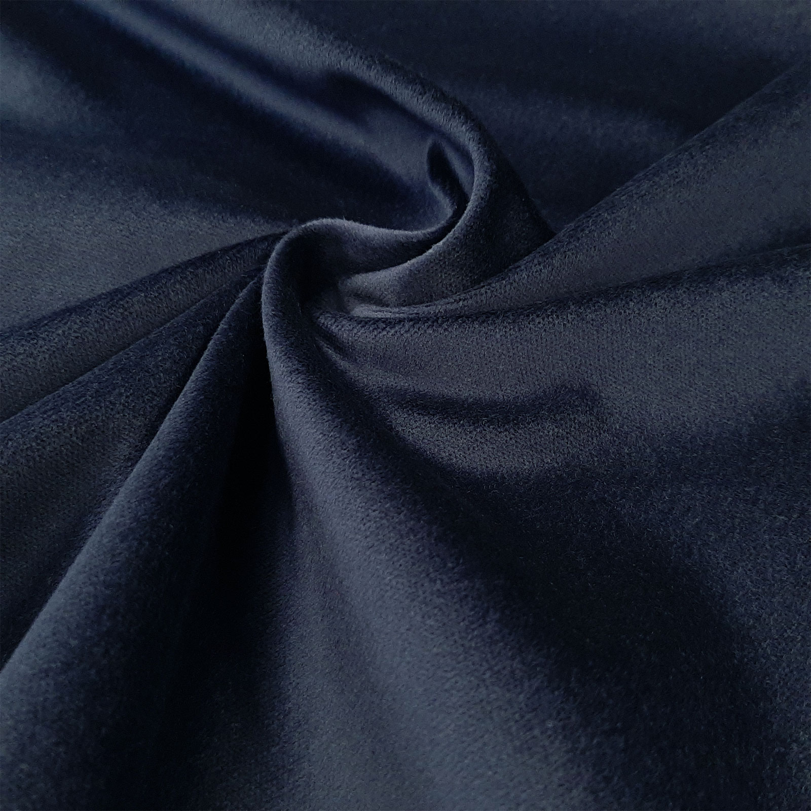 Franz - Velluto per abiti / velluto di cotone – Marina