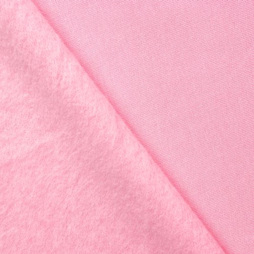 Tela de algodón Sweat - Rosa claro