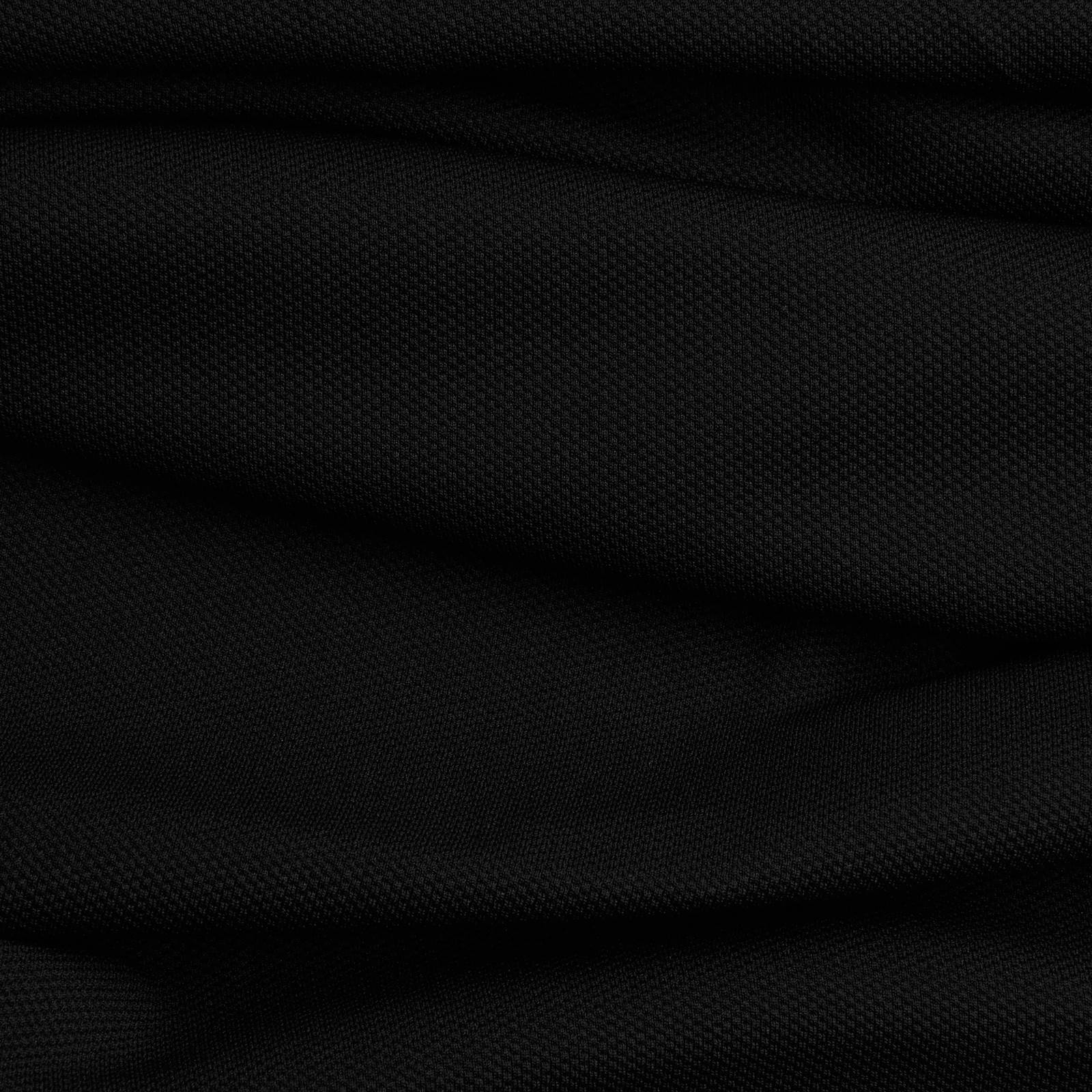 Coolmax® Piqué - Bi-elastische functionele stof - zwart