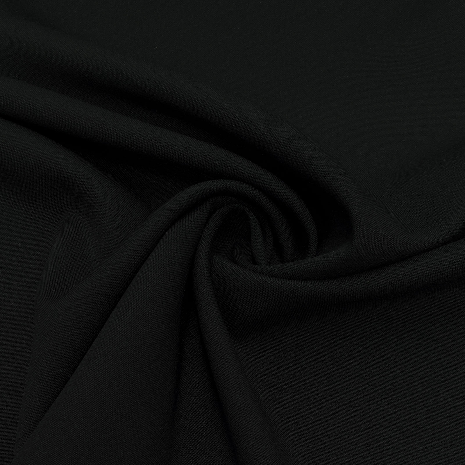 Trekking Functional fabric - slightly elastic & breathable - Black