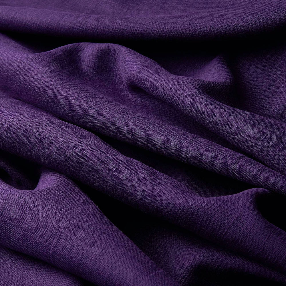 Organic linen - purple