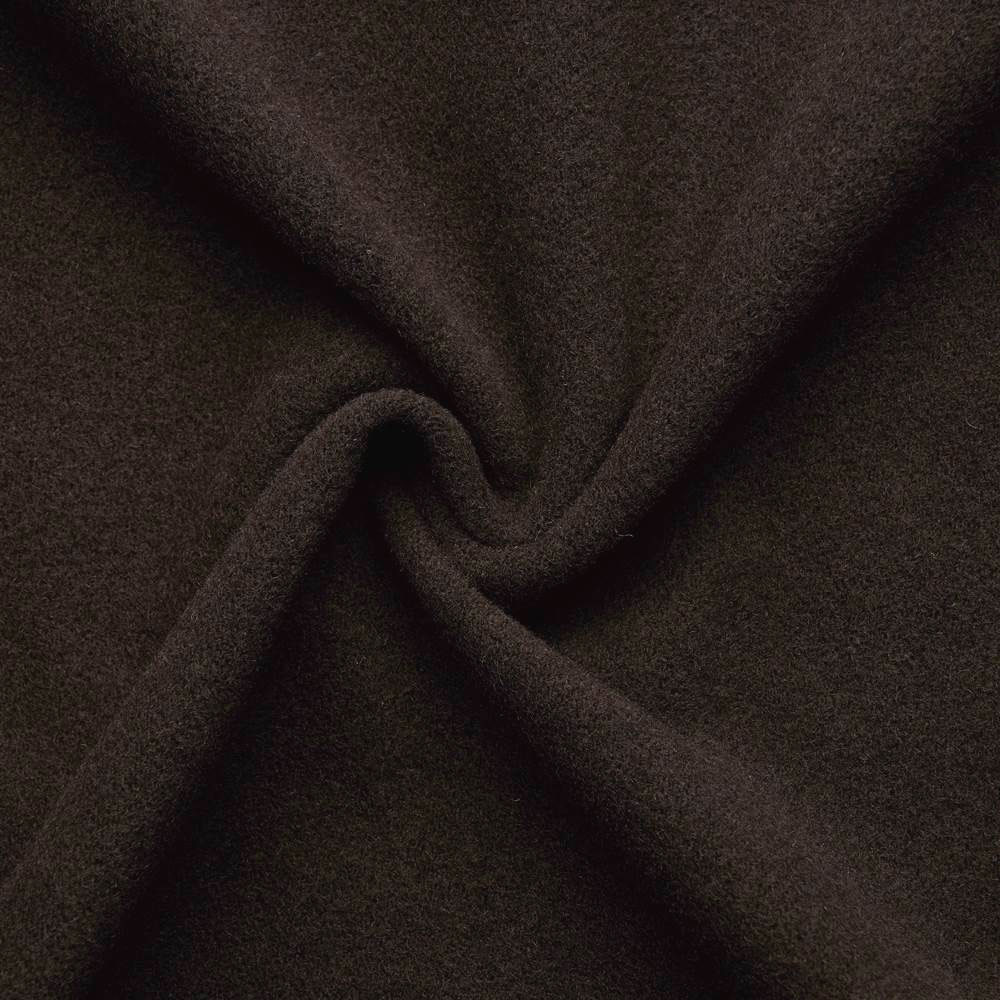 HANNAH - tessuto di lana – Oscuro marrone