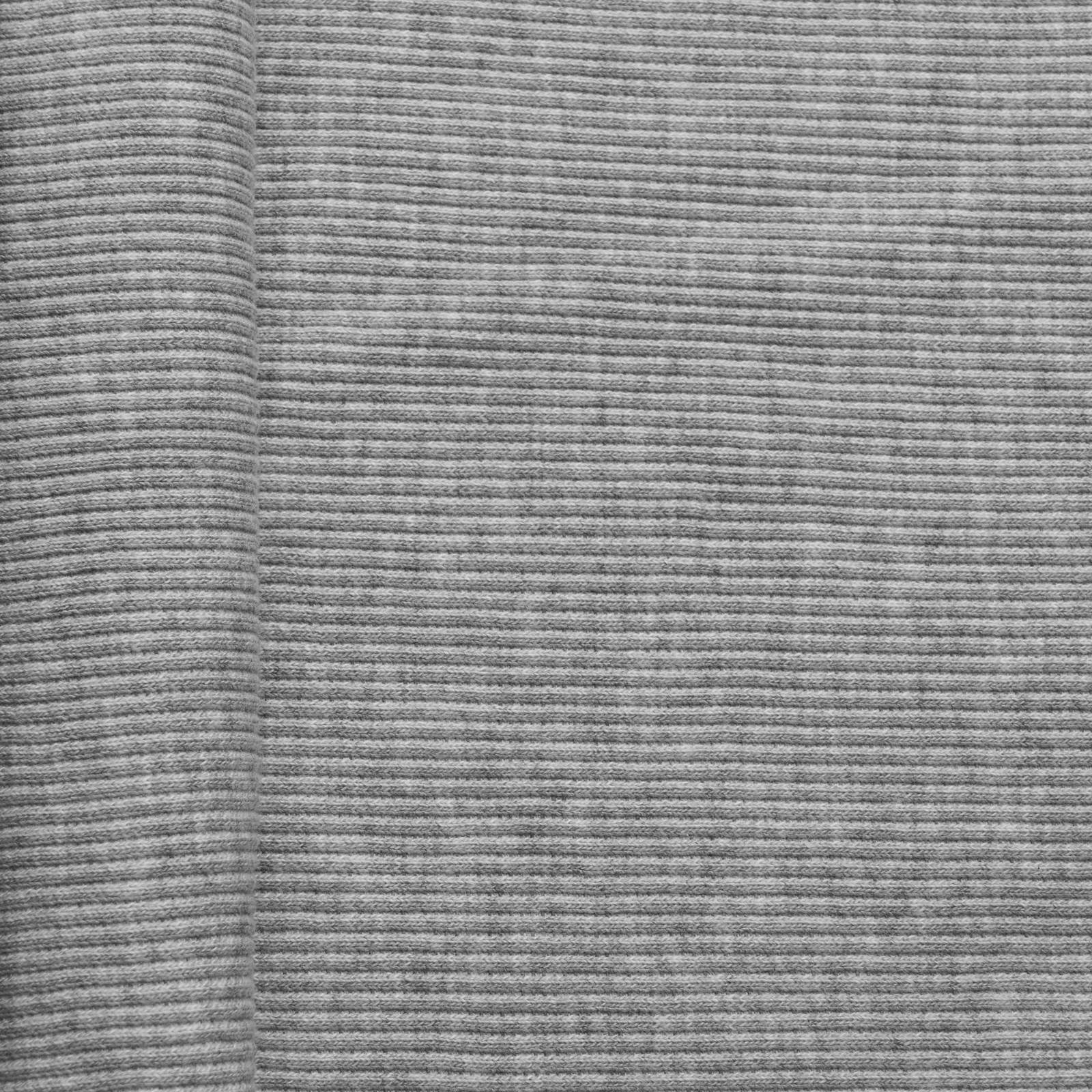 Puño de punto - Tejido cilíndrico (gris claro-mezclado) - por 10 cm