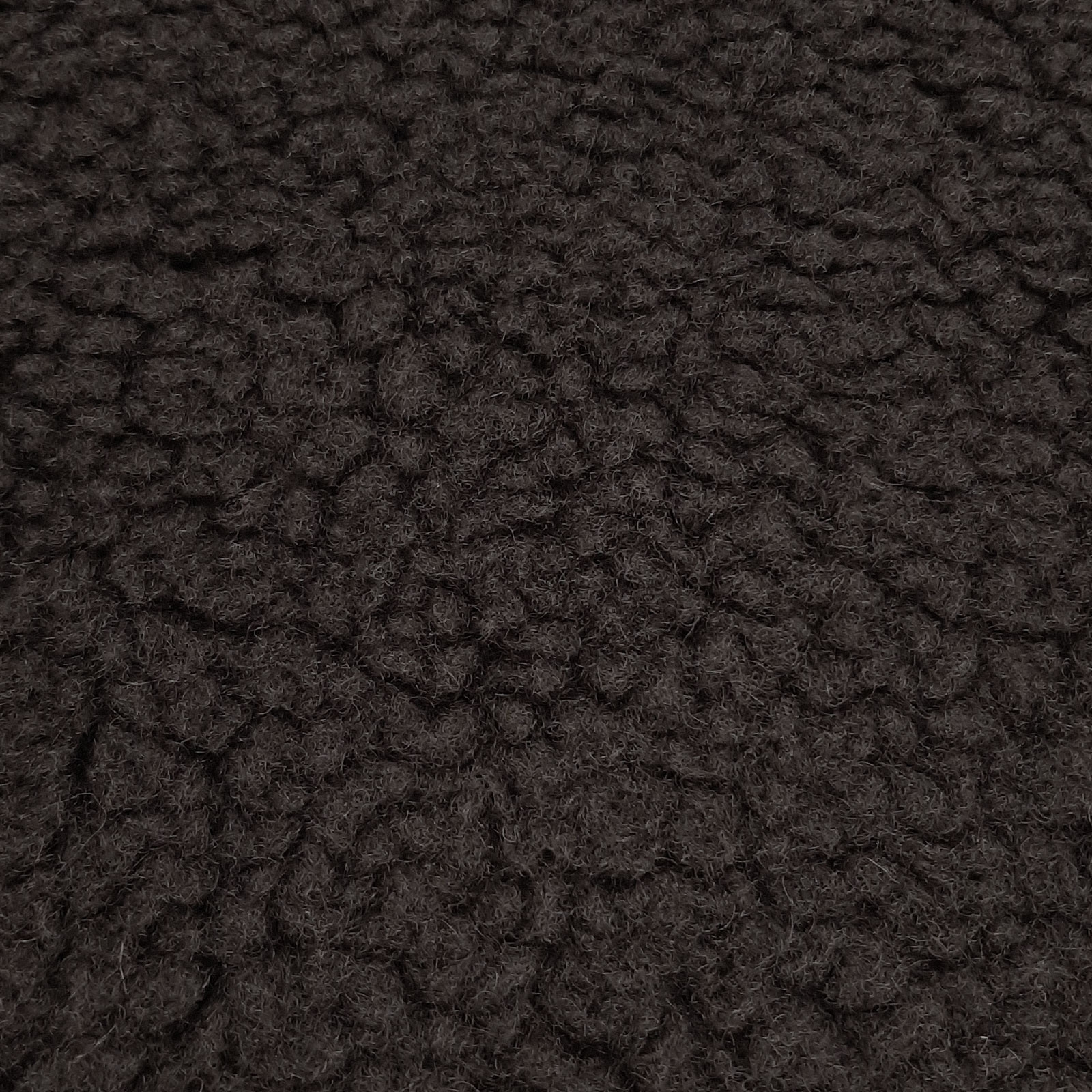 Shaun - peluche in pura lana vergine Oeko-Tex® - nero - per 10 cm
