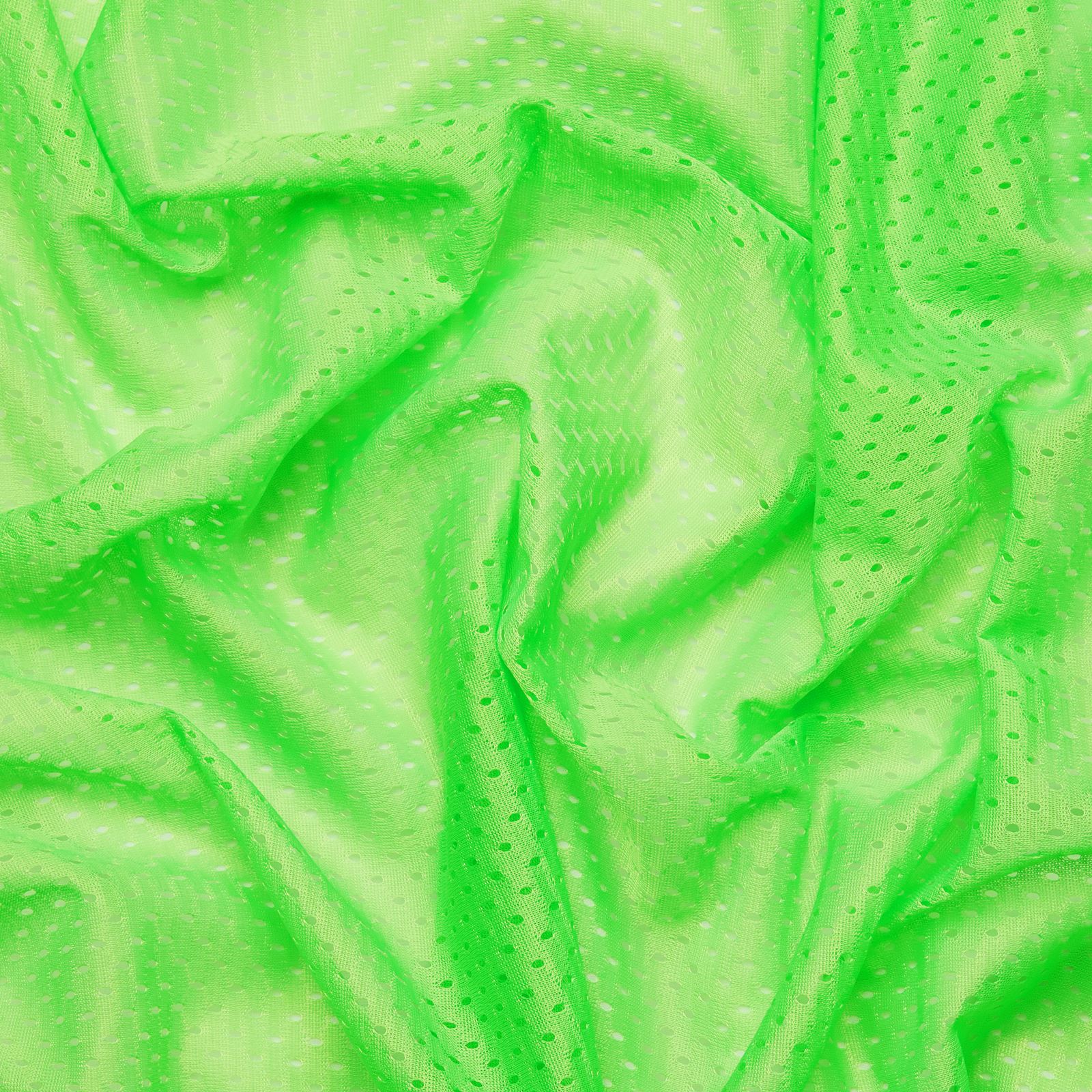 Coolmax® Mesh colori fluorescenti EN20471 - Verde neon
