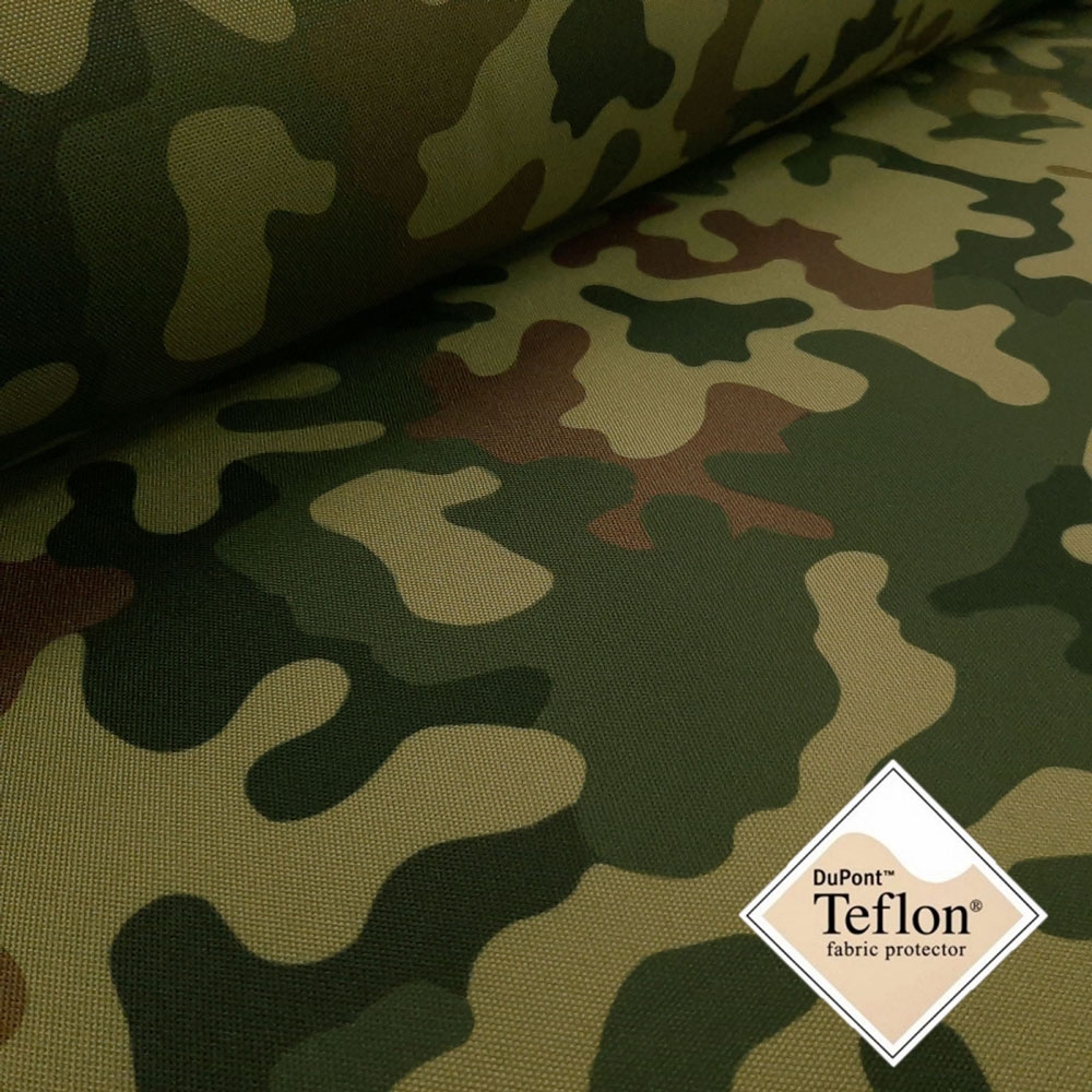 General – Camouflage mit Teflon® Imprägnierung & PU-Beschichtung