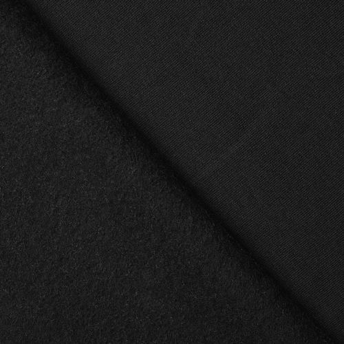 Tessuto felpa di cotone – Nero