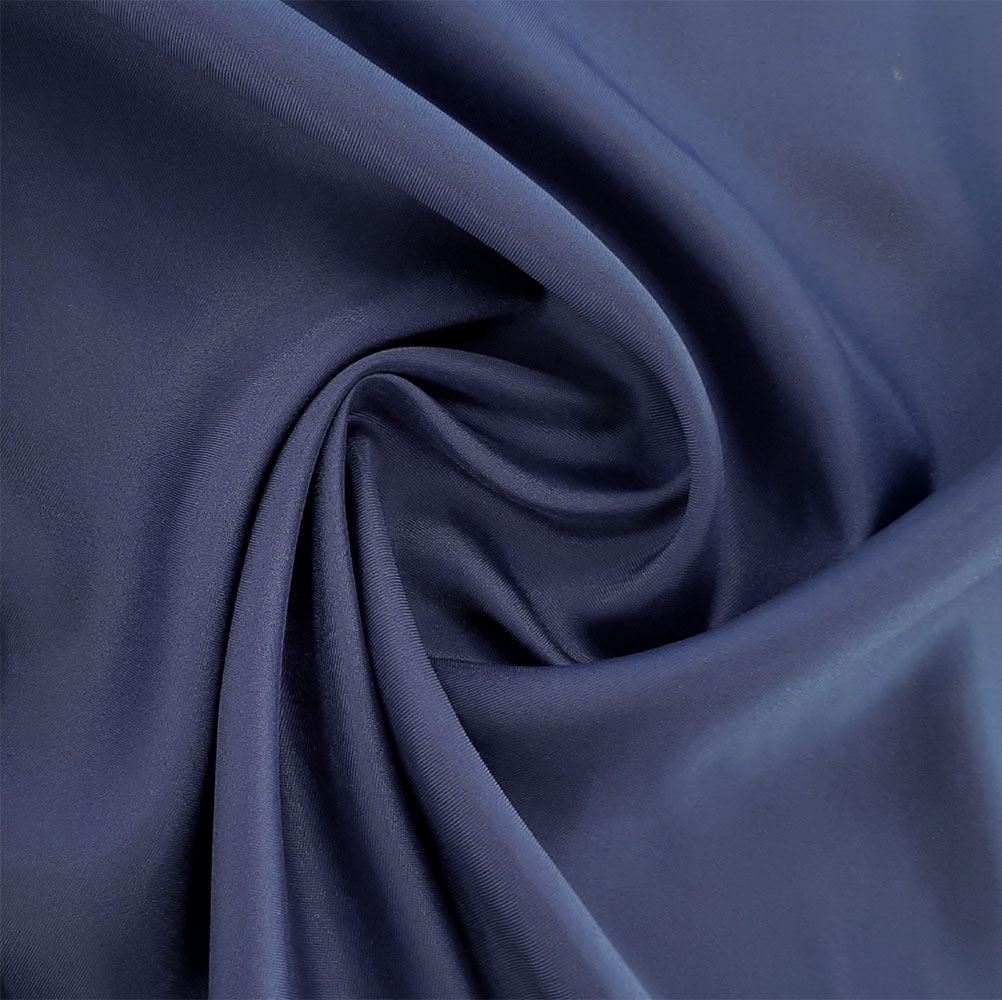 Satin Julie - Elegante tessuto per abbigliamento – Marina