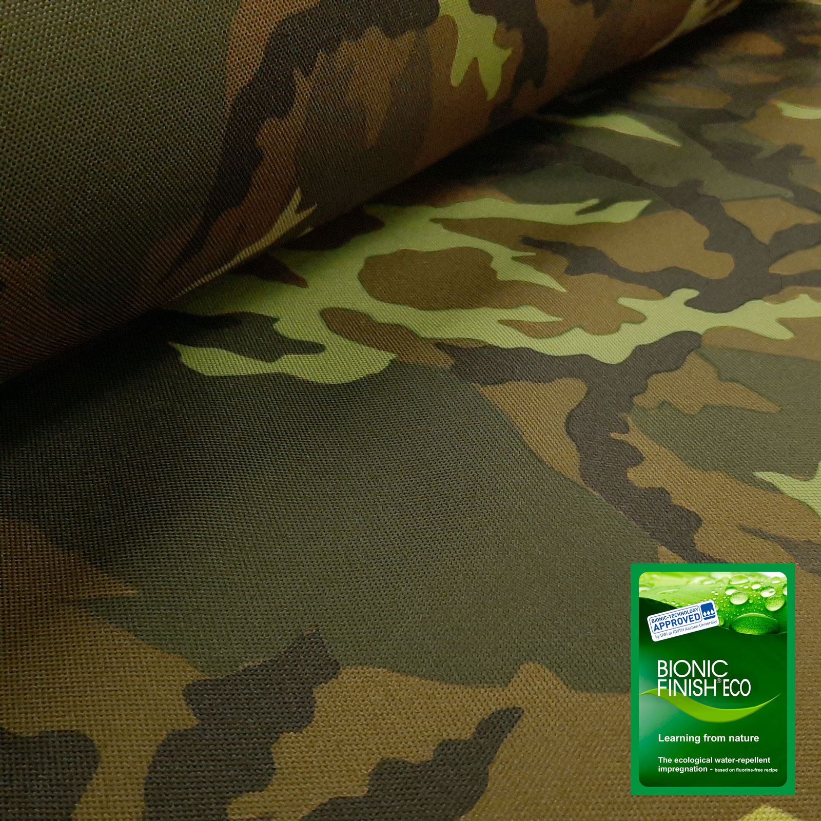 Lieutenant – Camouflage mit BIONIC FINISH® ECO Imprägnierung & PU-Beschichtung