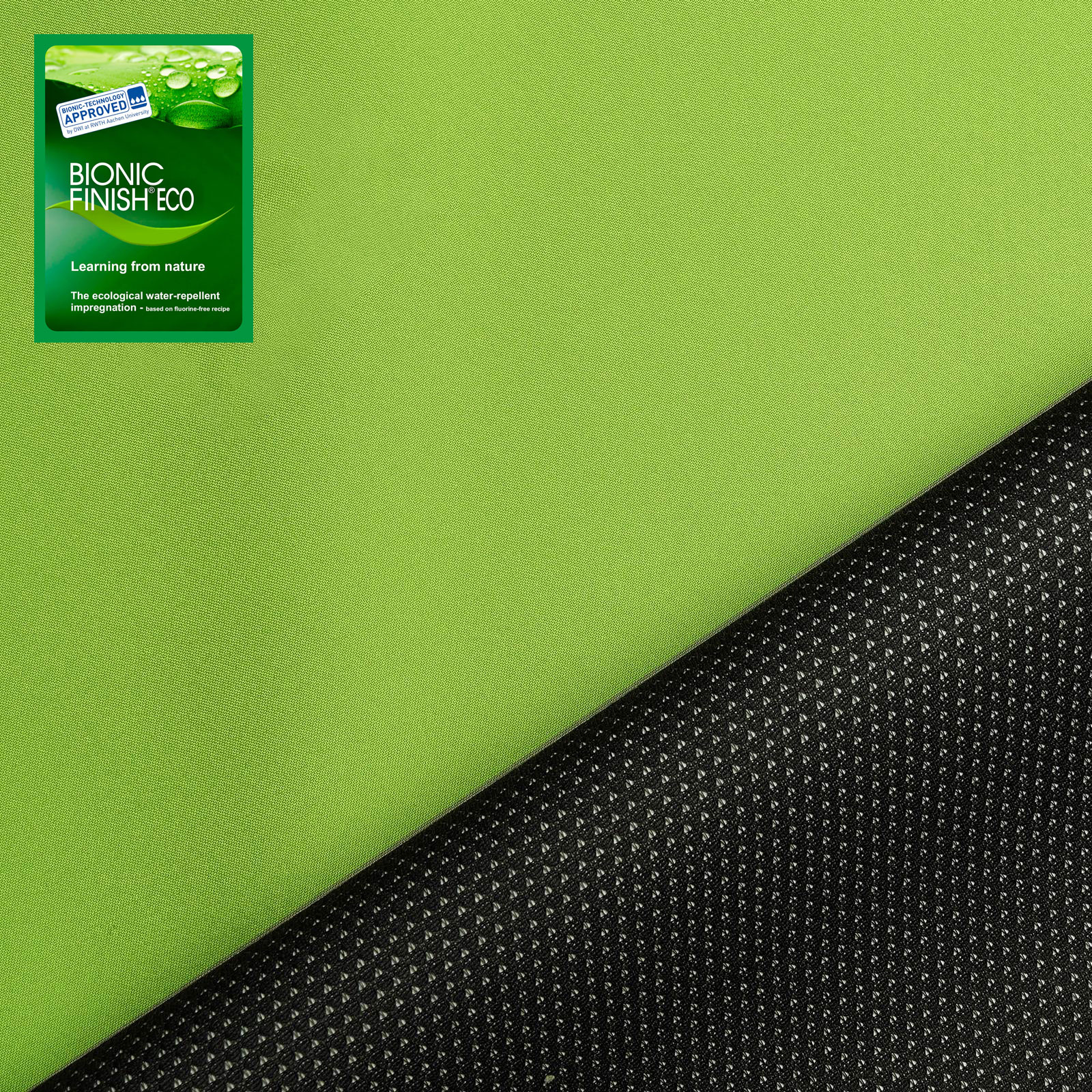 Athletik - lightweight Softshell fabric (lime)
