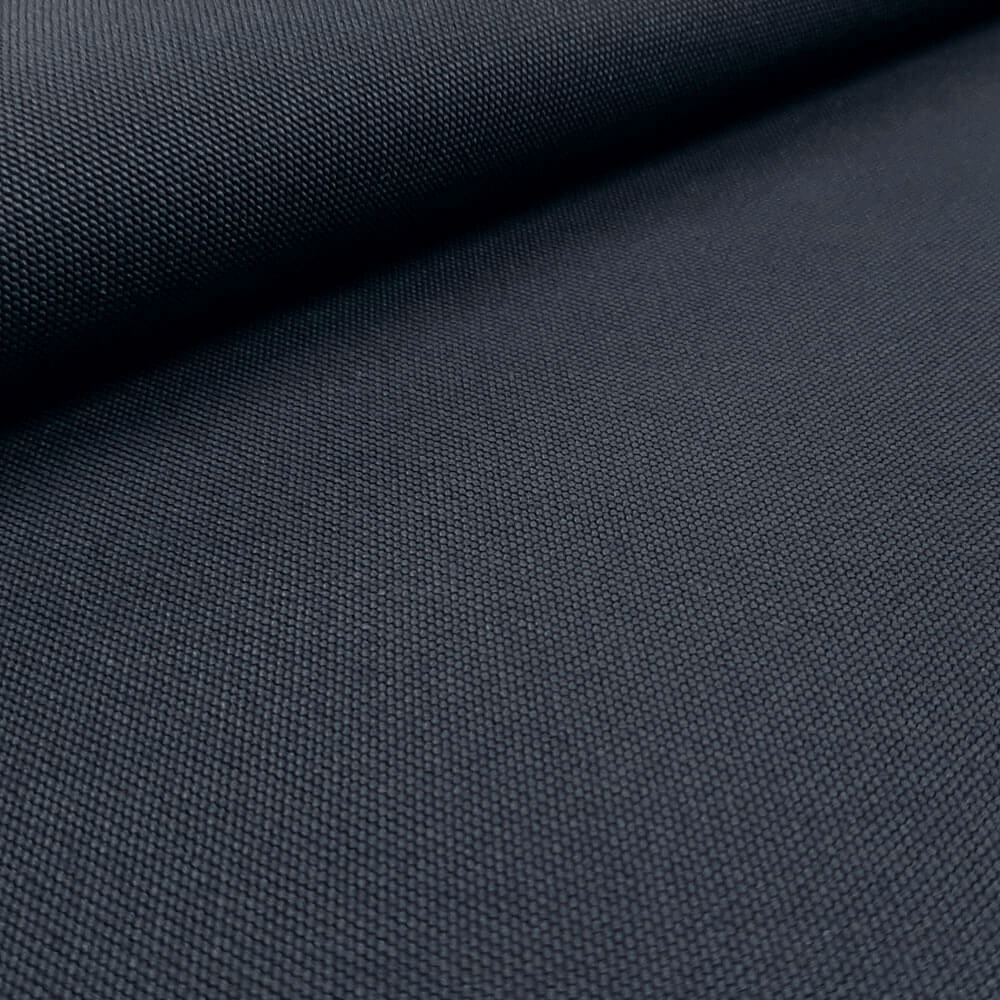 Adrian - Toile - Panama - tissu en coton avec contenu Cordura® - marine foncé