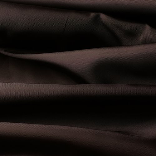Silk taffeta - Oeko-Tex® polyester lining - dark brown
