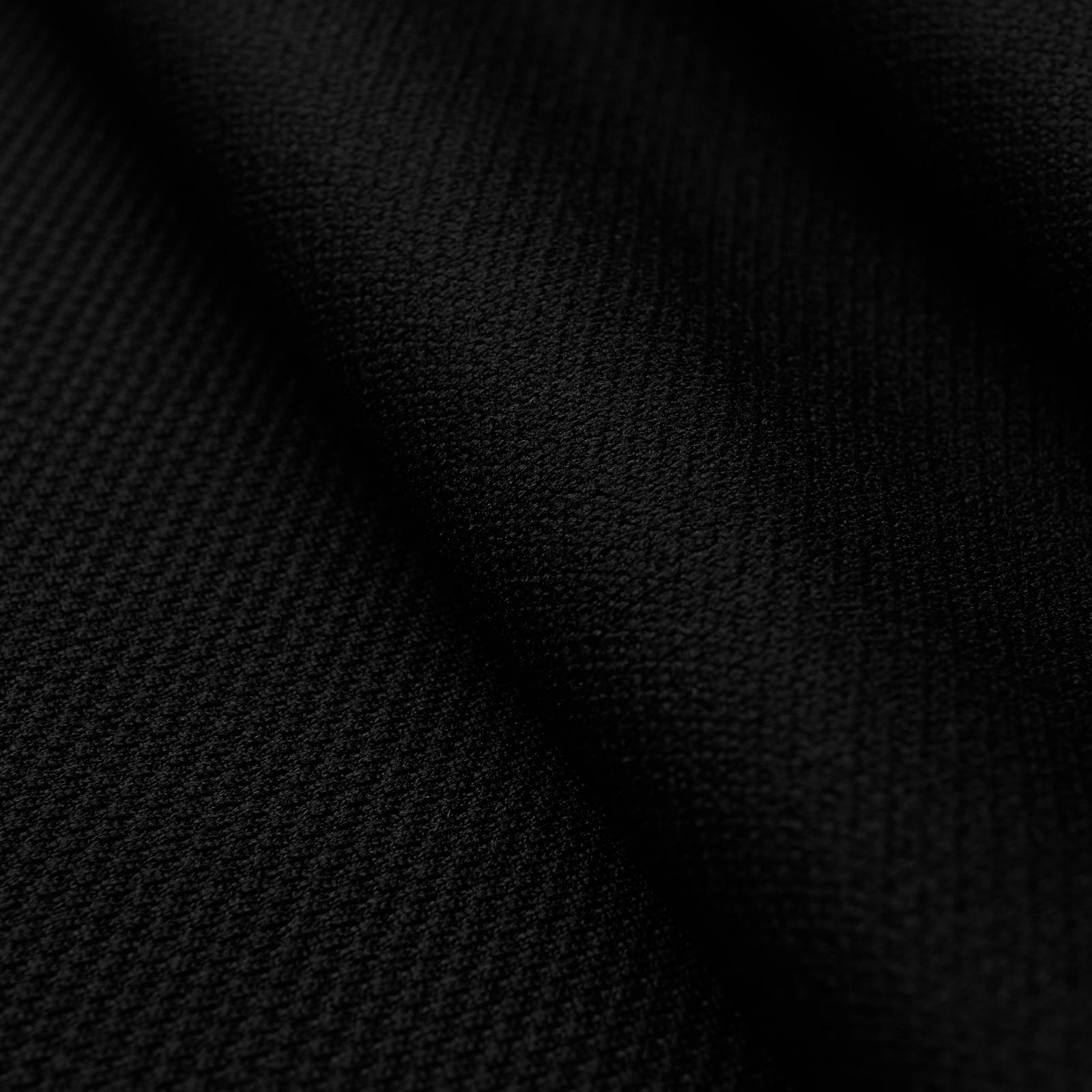Coolmax® Piqué - Bi-elastische functionele stof - zwart