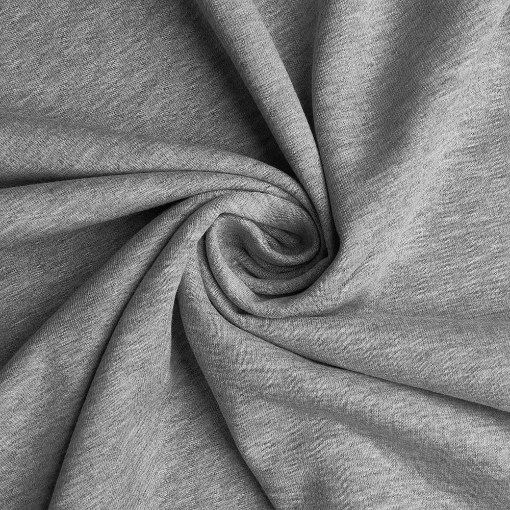 Tela de algodón Sweat - gris claro