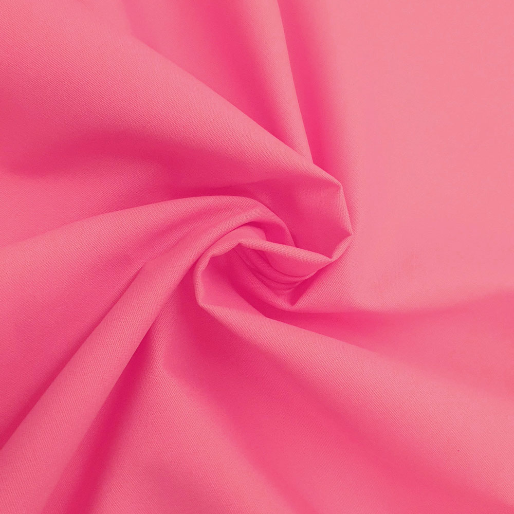 Indis - Tissu de coton popeline - Rose