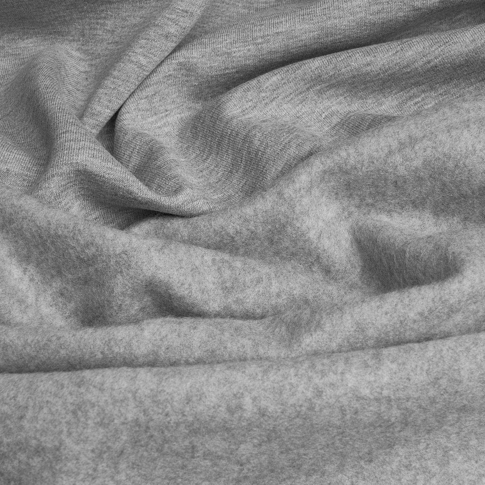 Tela de algodón Sweat - gris claro