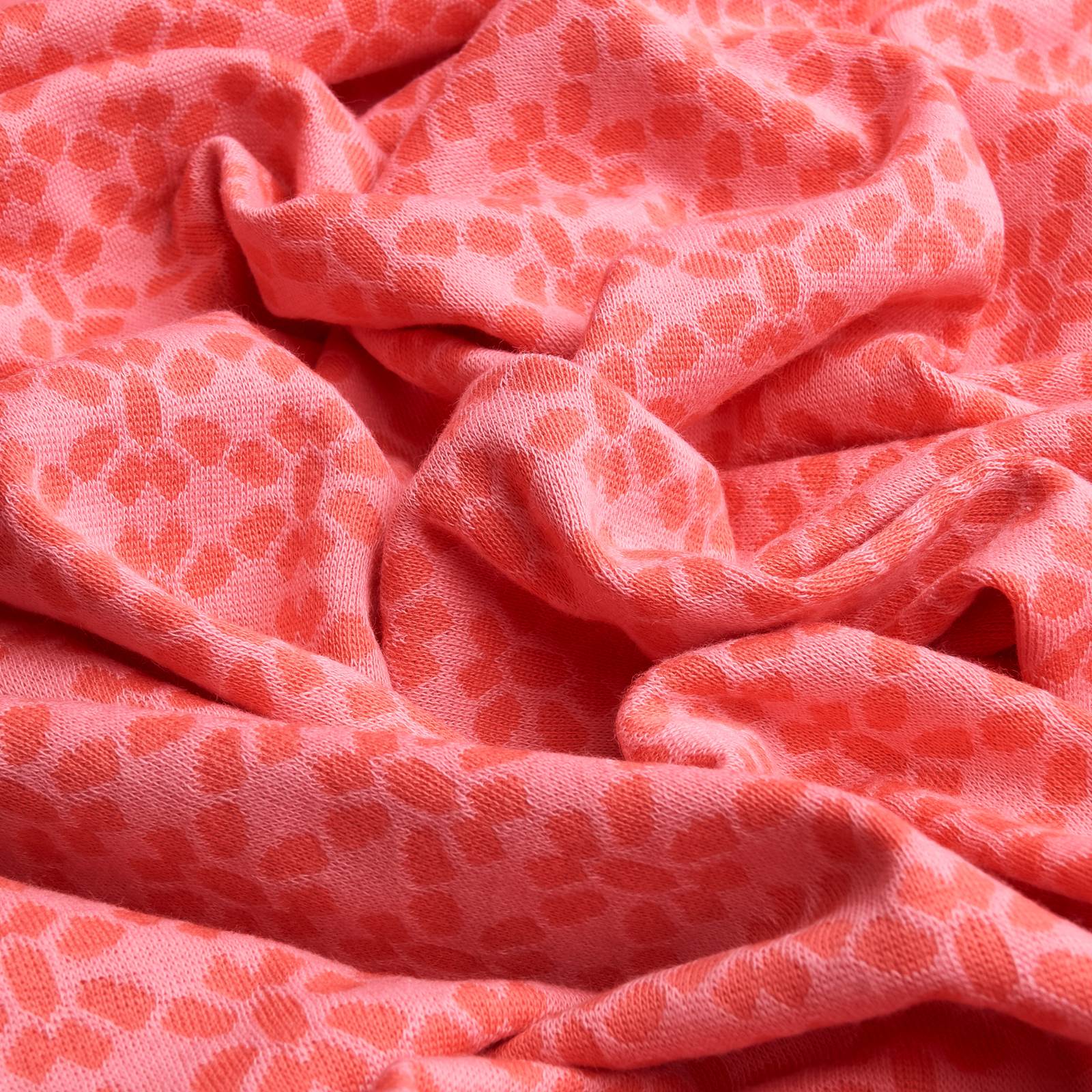 Vanessa - strikket tekstil – Korall