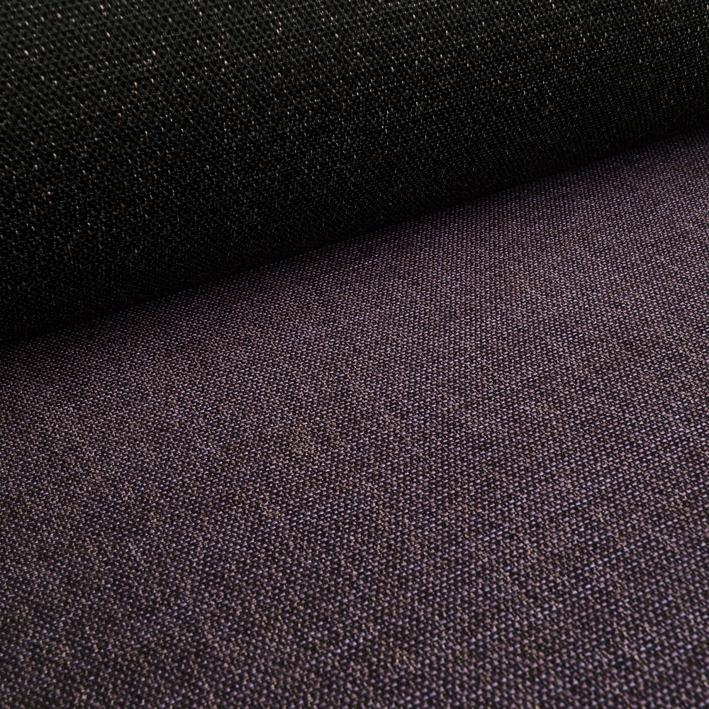 Jara - Structured upholstery fabric - Plum