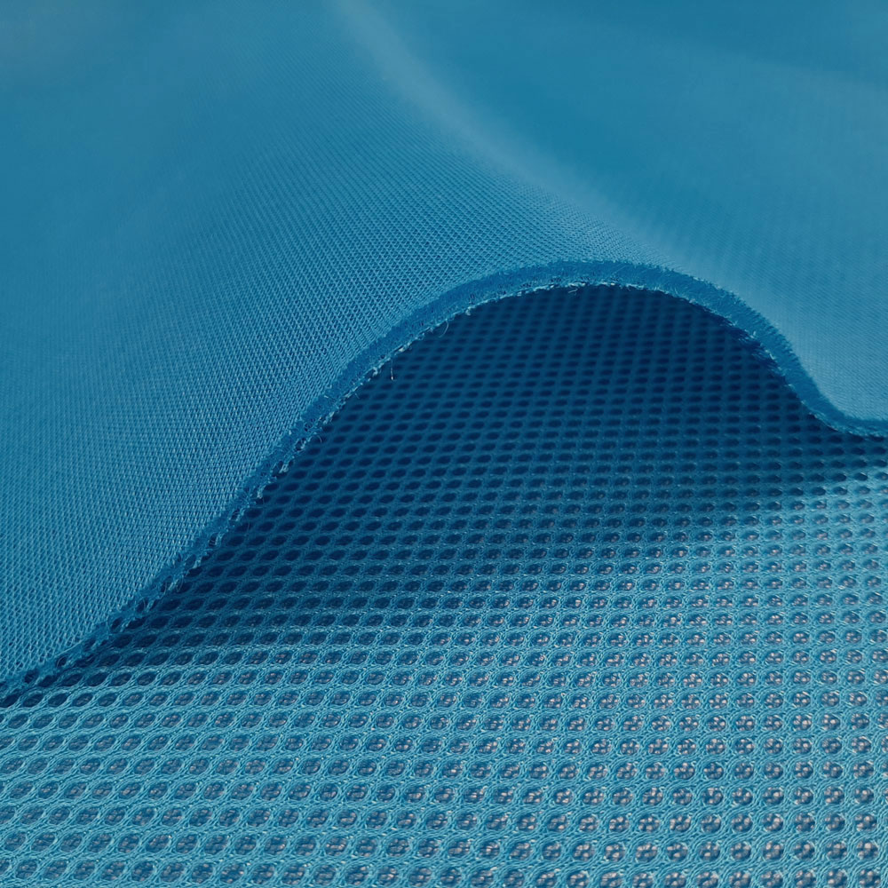 Air Mesh - tessuto a rete Oeko-Tex® 3D - Blu turchese